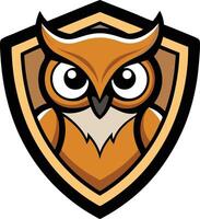 Wise Owl Mascot Logo vector