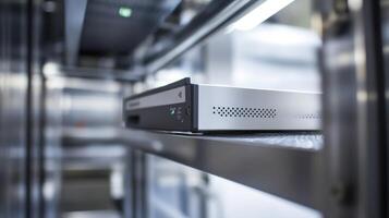 Network server storing data in data center photo