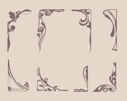 Classical decorative elements vector