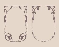 A Set of Abstract Frame Design vector