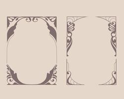 Classical Frames Design vector