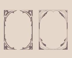 Abstract Decorative Frames Design vector