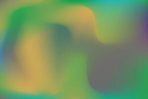 Abstract Desaturated Gradient Flow with Green and Yellow Waves vector