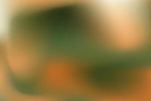 Abstract Desaturated Green and Orange Gradient with Soft Blur vector