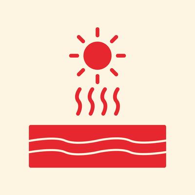Sea sun trendy creative pretty abstract illustration colorful useful design