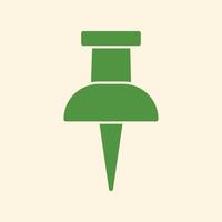 Push Pin trendy creative attractive abstract illustration colorful useful design vector