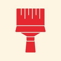 Paint Brush trendy creative pretty abstract illustration colorful useful design vector
