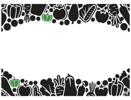 Vibrant Vegetable Pattern with Seamless Design Icons. vector