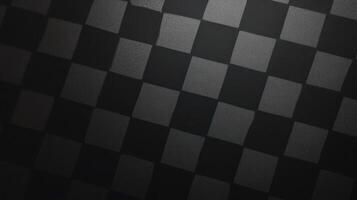 Dark checkerboard pattern creates a minimalist, elegant backdrop in a modern design setting photo