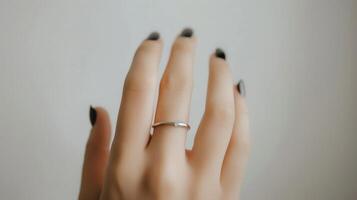 Simple Elegant Ring. photo