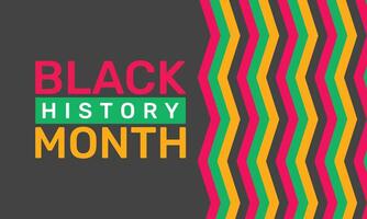 design for Black History Month with historical references and modern African-inspired patterns vector