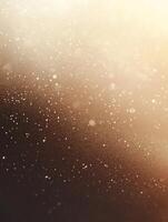 Ethereal dreamy gradient background with soft glow and sparkling particles for design projects photo