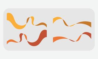 Simple and clean modern abstract shapes design vector