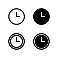 Clock icon set. Clock icon. Icon set. vector