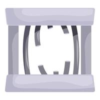 Broken laser grid security system protecting important artifact vector