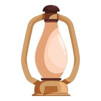 Kerosene lantern lighting up the darkness, symbol of hope and resilience vector