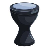 African drum creating rhythmic beats in musical performance vector
