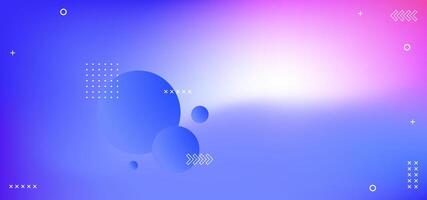 A blue background with a white circle with the word color brand name lorem vector