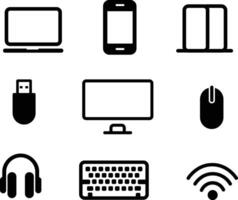Devices Line Icons. Editable Stroke. Pixel Perfect. For Mobile and Web. Contains such icons as Smartphone vector
