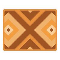 Brown and orange geometric pattern creating modern and stylish design vector