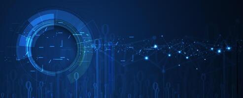 a futuristic background with a circular shape vector