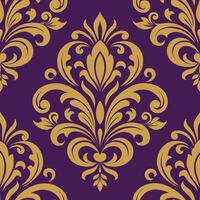 Classy Damask Ornament Pattern. vector