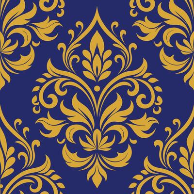 Chic Damask Ornament Pattern.