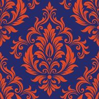 Damask Ornament Pattern . vector
