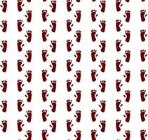Traces of monkey seamless pattern. graphic line illustration vector
