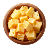 cheese in a bowl on transparent background png