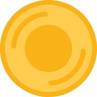 Bright Yellow Abstract Circle Art for Modern Design Projects vector