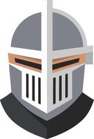 Medieval Knight Helmet Illustration for Graphic Design and Branding vector