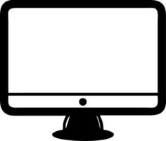 Illustration Computer Monitor for Digital and Graphic Design Projects vector
