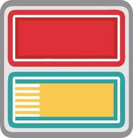 Colorful of Abstract Rectangles Ideal for Graphic Design Projects vector