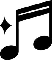 Musical Note with Sparkle for Digital Media and Design Projects vector
