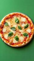 Aromatic Margherita Pizza Culinary Delight photo