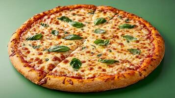 A mouthwatering pizza, perfect for a satisfying meal photo