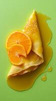 Orange Pancakes - A Sweet Breakfast Delight photo