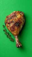 Roasted Chicken Leg with Herbs - A Delicious and Flavorful Dish photo