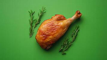 Rosemary Roasted Chicken Leg A Delicious Feast photo
