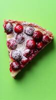 Scrumptious Cherry Tart Slice A Sweet Treat photo
