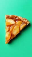 Scrumptious Caramel Apple Pie Slice A Sweet Autumnal Delight photo