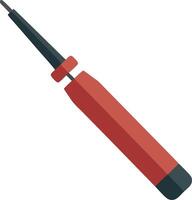 Illustration of Modern Red Ink Pen for Writing and Creativity Design Concepts vector