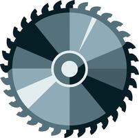 Circular Saw Blade for Carpentry DIY Projects and Industrial Design vector