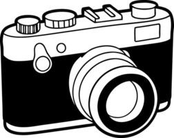 Vintage Camera Illustration for Graphic Design and Art Use vector