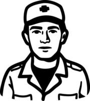 Medical Professional Illustration Ideal for Health and Safety Designs vector