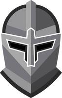 Medieval Knight Helmet Art for Historical Illustrations and Design Projects vector