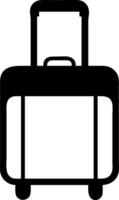 Illustration of a Modern Rolling Suitcase for Travel Design and Branding vector