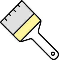 Paintbrush Illustration for DIY Projects and Home Improvement Designs vector