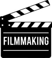 Filmmaking Clapperboard Illustration for Creative Projects vector